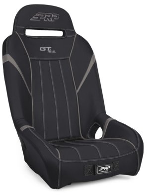 Polaris RZR Turbo R Seat - Front - PRP Seats - GT/S.E. Suspension Seat - Black/Gray - 2025+